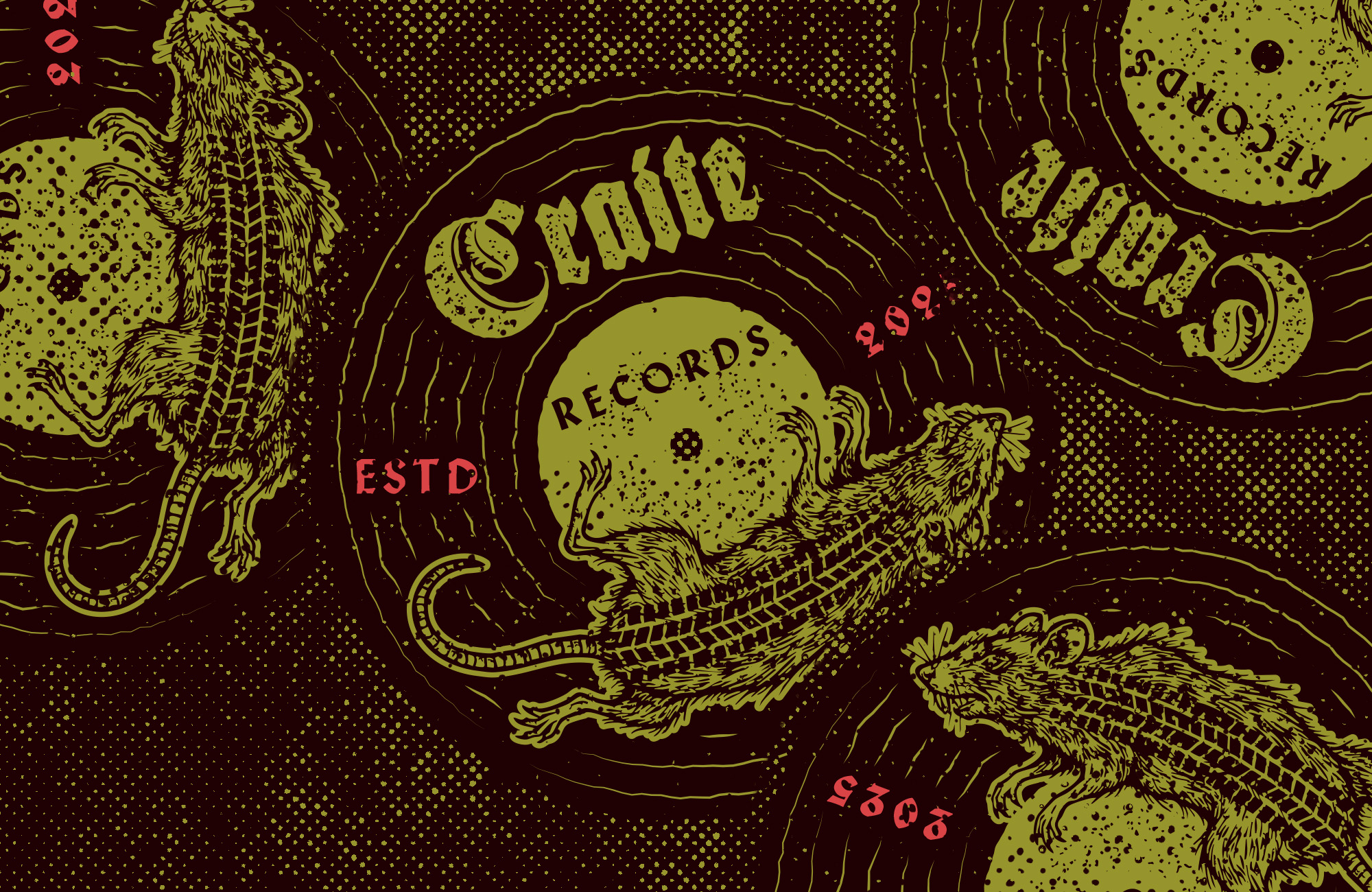 Craite Records album cover mockup